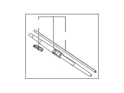 988501G000 HYUNDAI/KIA/MOBIS Щетка стеклоочистителя 400/16'' мм/" 400/16'' мм/" (фото 2)