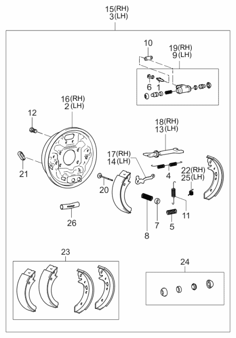 58350 3CA10 HYUNDAI/KIA/MOBIS Тормоза и тормоза с сервоусилителем, их части:дисковые тормозные систе (фото 2)