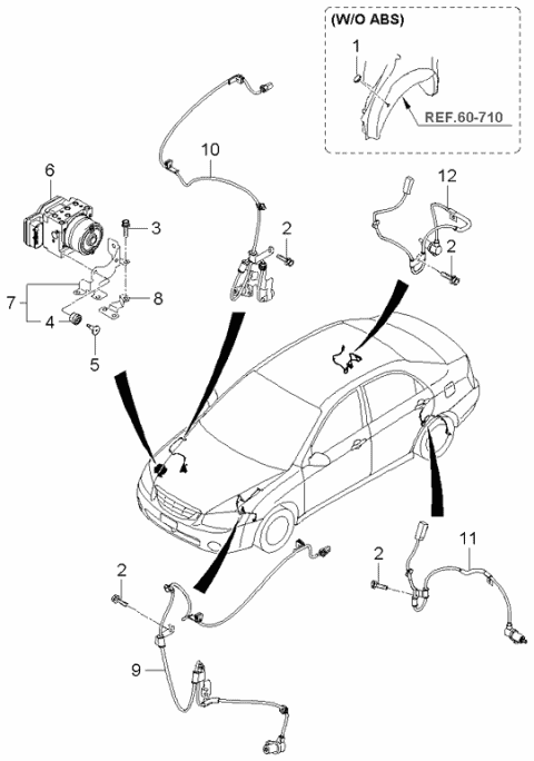 956802D050 HYUNDAI/KIA/MOBIS Датчик abs 956802d050 (фото 2)