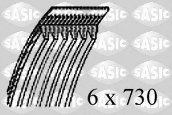 1770063 SASIC Ремень ручейковый (приводной, поликлиновой) (фото 1)