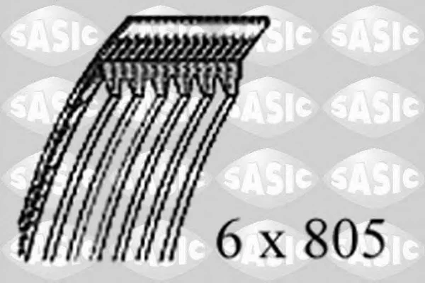 1770066 SASIC Ремень ручейковый (приводной, поликлиновой) (фото 1)