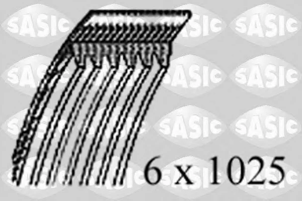1770078 SASIC Ремень ручейковый (приводной, поликлиновой) (фото 1)