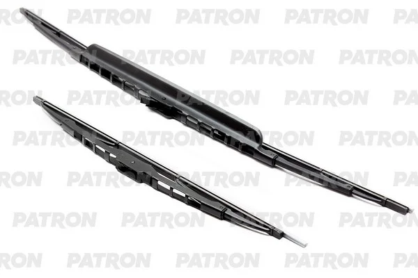PWB6541-SP-PSA PATRON Щетки стеклоочистителя 65см + 41см к-кт каркасная универсальная с креплением только под крюк + спойлер (фото 1)