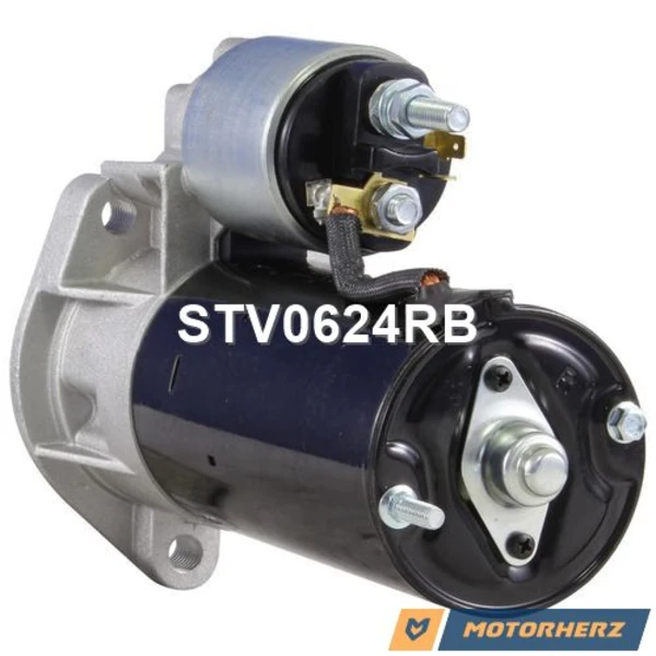 STV0624RB MOTORHERZ Стартер 12v 1.8kw 10, 9z cr f82.5 audi 80 1.6 diesel 04.1990-08.1991, td, 1.9, 09.1991-0 (фото 5)