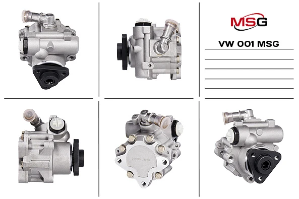 VW 001 MSG Насос гур новый audi a4 97-00, a6 97-05, a6 avant 97-05, allroad 00-05, audi a8 94-98 (фото 2)