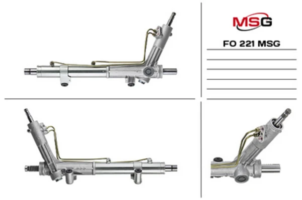 FO 221 MSG Рулевая рейка с гур новая ford transit 1985-1991,ford transit 1992-2000 (фото 1)