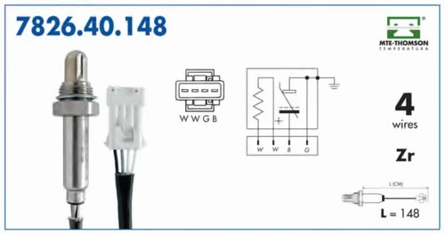 7826.40.148 MTE-THOMSON Лямбда-зонд citr (фото 1)