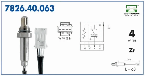 7826.40.063 MTE-THOMSON Лямбда-зонд (фото 2)
