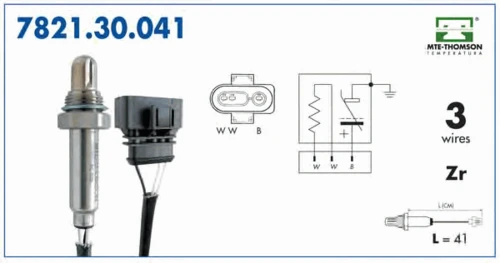 7821.30.041 MTE-THOMSON Лямбда-зонд (фото 2)