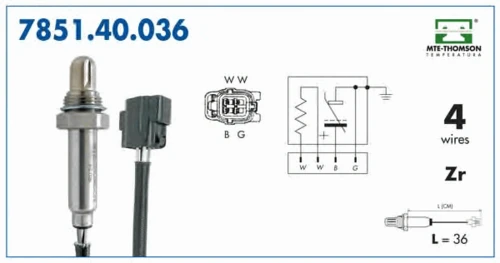 7851.40.036 MTE-THOMSON Лямбда-зонд maz (фото 1)