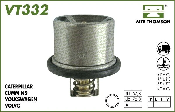 VT332.86 MTE-THOMSON Термостат, охлаждающая жидкость (фото 2)