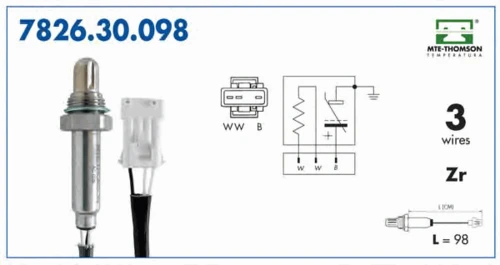 7826.30.098 MTE-THOMSON Лямбда-зонд (фото 2)