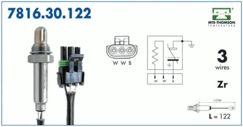 7816.30.122 MTE-THOMSON Лямбда-зонд (фото 2)