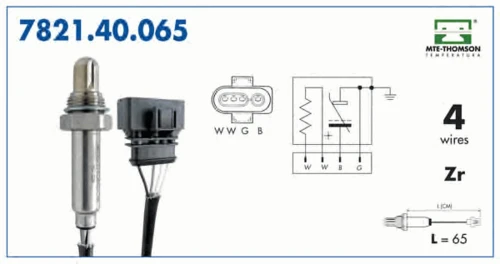 7821.40.065 MTE-THOMSON Лямбда-зонд audi (фото 1)