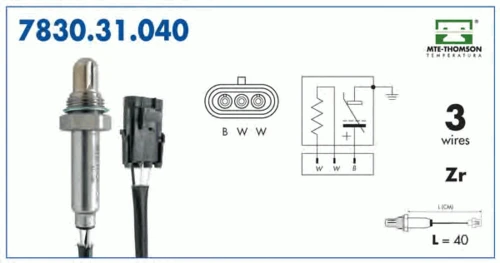 7830.31.040 MTE-THOMSON Лямбда-зонд (фото 2)