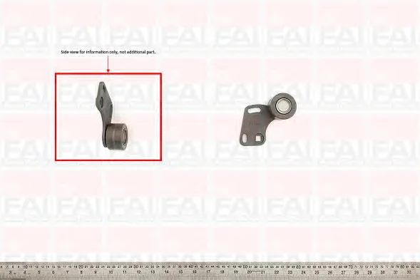 T9153 FAI AUTOPARTS Ролик - натяжитель ремня ГРМ (фото 1)