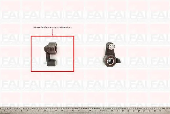 T9302 FAI AUTOPARTS Ролик - натяжитель ремня ГРМ (фото 1)