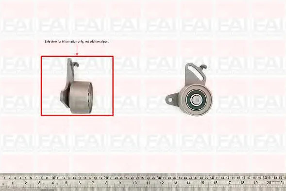 T9338 FAI AUTOPARTS Ролик - натяжитель ремня ГРМ (фото 1)