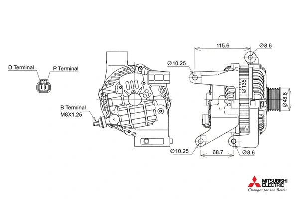 722478/M KUTNAK AUTOMOTIVE Генератор (фото 1)