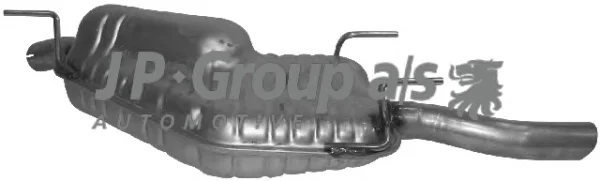 4520600100 JP GROUP Глушитель выхлопных газов средний/конечный/задняя банка (фото 1)