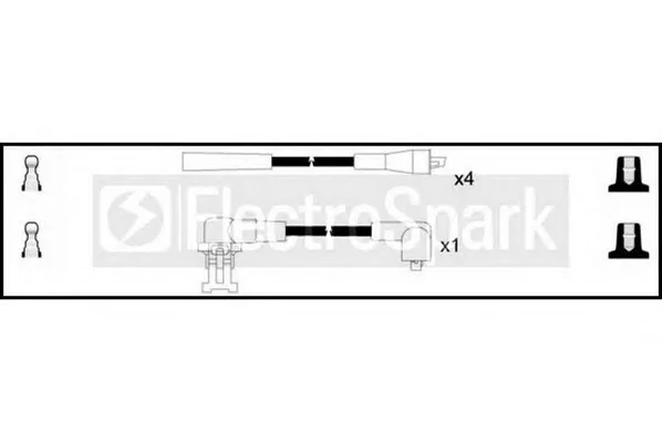 OEK025 STANDARD Высоковольтные провода (комплект проводов зажигания) (фото 1)