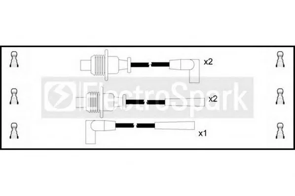 OEK066 STANDARD Высоковольтные провода (комплект проводов зажигания) (фото 1)