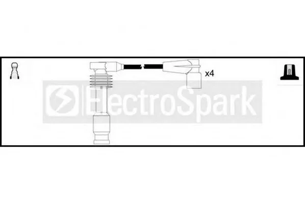 OEK069 STANDARD Высоковольтные провода (комплект проводов зажигания) (фото 1)