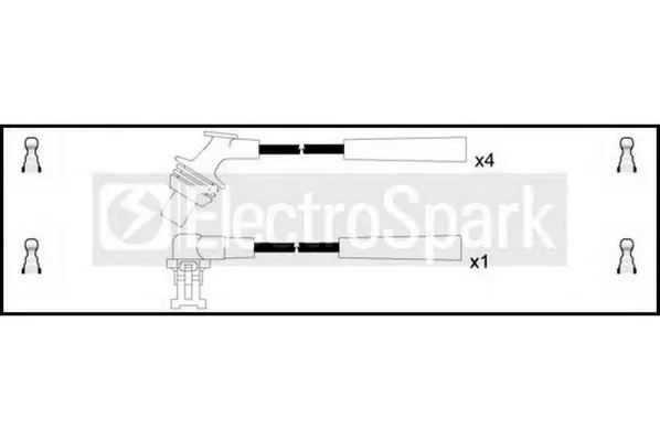 OEK070 STANDARD Высоковольтные провода (комплект проводов зажигания) (фото 1)