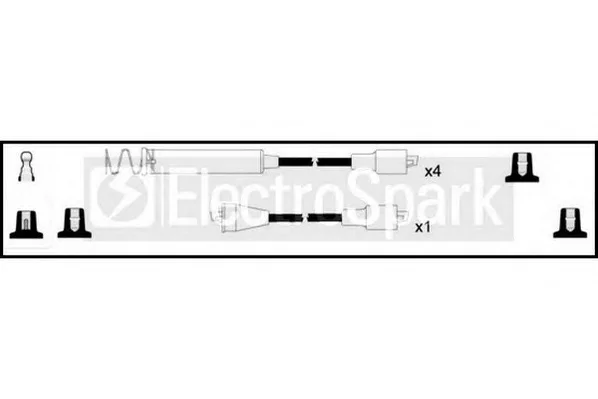 OEK125 STANDARD Высоковольтные провода (комплект проводов зажигания) (фото 1)