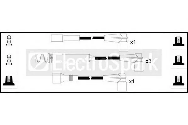 OEK126 STANDARD Высоковольтные провода (комплект проводов зажигания) (фото 1)