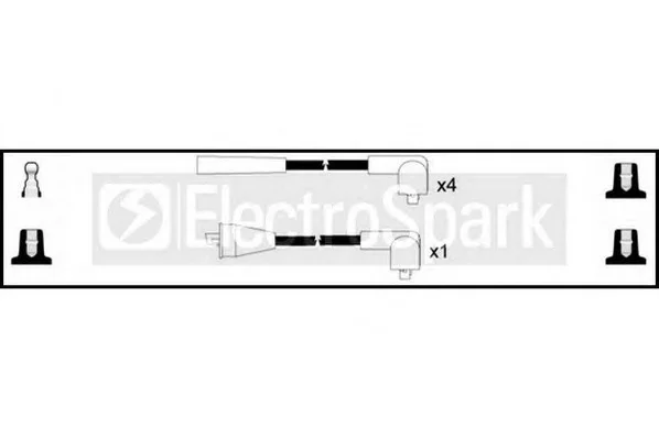 OEK137 STANDARD Высоковольтные провода (комплект проводов зажигания) (фото 1)