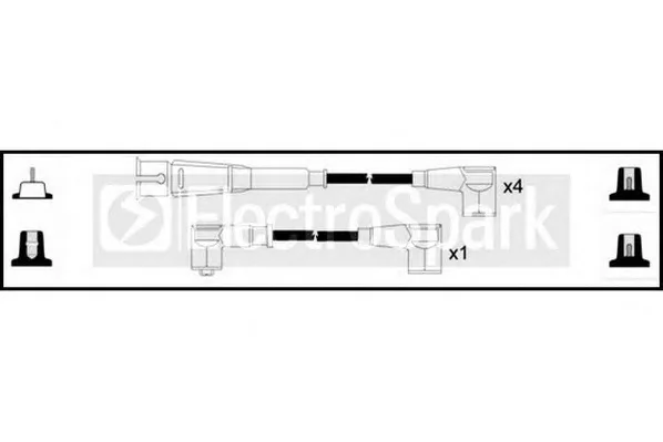 OEK163 STANDARD Высоковольтные провода (комплект проводов зажигания) (фото 1)