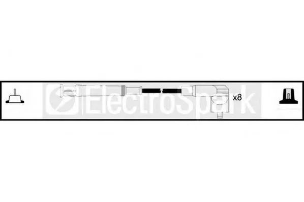 OEK165 STANDARD Высоковольтные провода (комплект проводов зажигания) (фото 1)