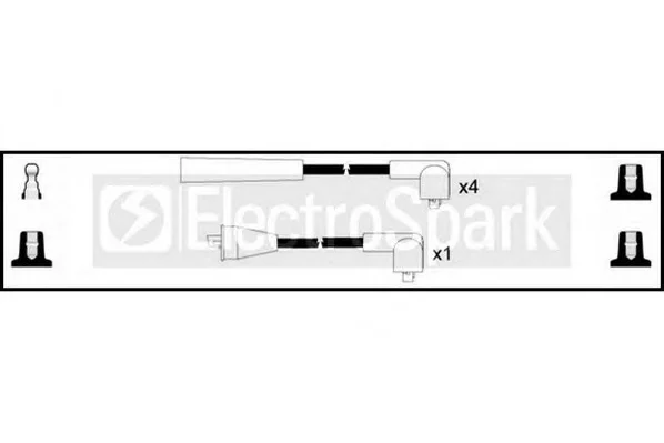OEK192 STANDARD Высоковольтные провода (комплект проводов зажигания) (фото 1)