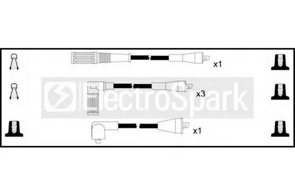 OEK220 STANDARD Высоковольтные провода (комплект проводов зажигания) (фото 1)