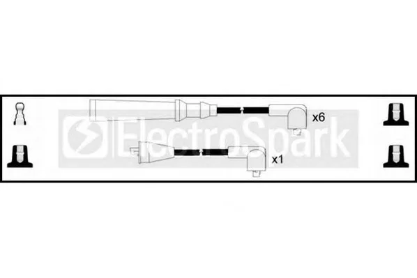 OEK245 STANDARD Высоковольтные провода (комплект проводов зажигания) (фото 1)