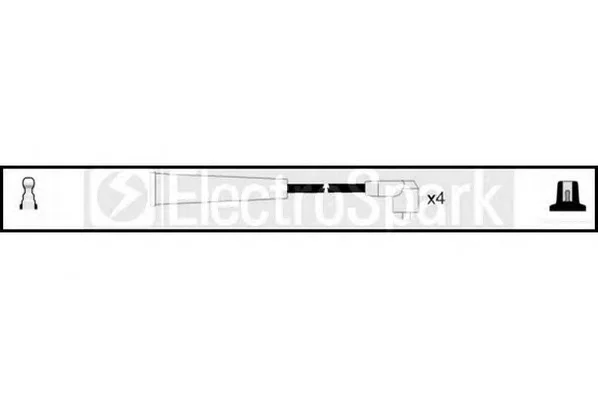 OEK253 STANDARD Высоковольтные провода (комплект проводов зажигания) (фото 1)