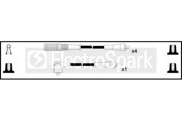 OEK260 STANDARD Высоковольтные провода (комплект проводов зажигания) (фото 1)