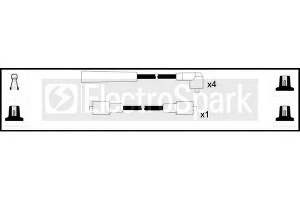 OEK270 STANDARD Высоковольтные провода (комплект проводов зажигания) (фото 1)