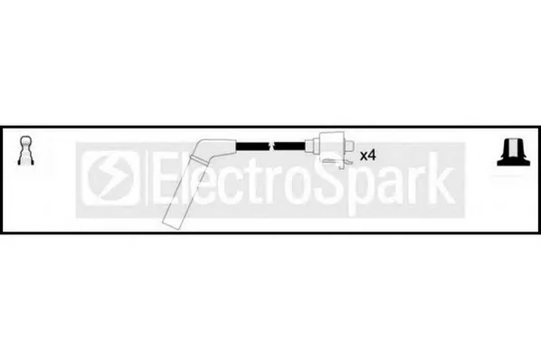 OEK297 STANDARD Высоковольтные провода (комплект проводов зажигания) (фото 1)