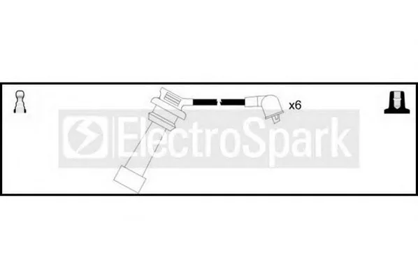 OEK369 STANDARD Высоковольтные провода (комплект проводов зажигания) (фото 1)