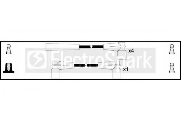 OEK381 STANDARD Высоковольтные провода (комплект проводов зажигания) (фото 1)