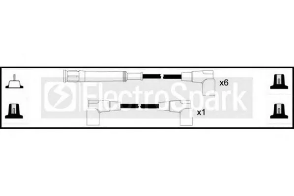 OEK408 STANDARD Высоковольтные провода (комплект проводов зажигания) (фото 1)