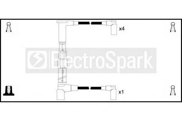 OEK421 STANDARD Высоковольтные провода (комплект проводов зажигания) (фото 1)