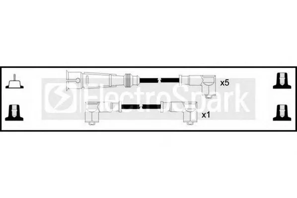OEK422 STANDARD Высоковольтные провода (комплект проводов зажигания) (фото 1)