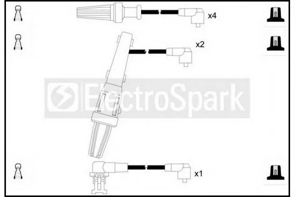 OEK441 STANDARD Высоковольтные провода (комплект проводов зажигания) (фото 1)