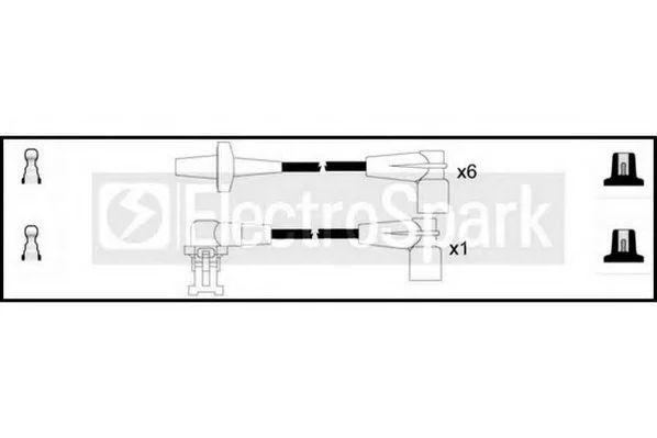 OEK442 STANDARD Высоковольтные провода (комплект проводов зажигания) (фото 1)