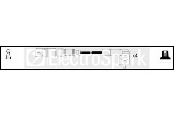 OEK450 STANDARD Высоковольтные провода (комплект проводов зажигания) (фото 1)
