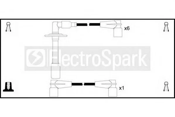 OEK454 STANDARD Высоковольтные провода (комплект проводов зажигания) (фото 1)