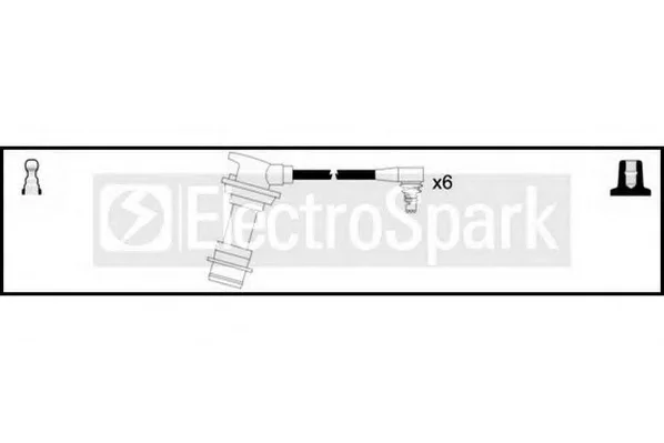 OEK455 STANDARD Высоковольтные провода (комплект проводов зажигания) (фото 1)